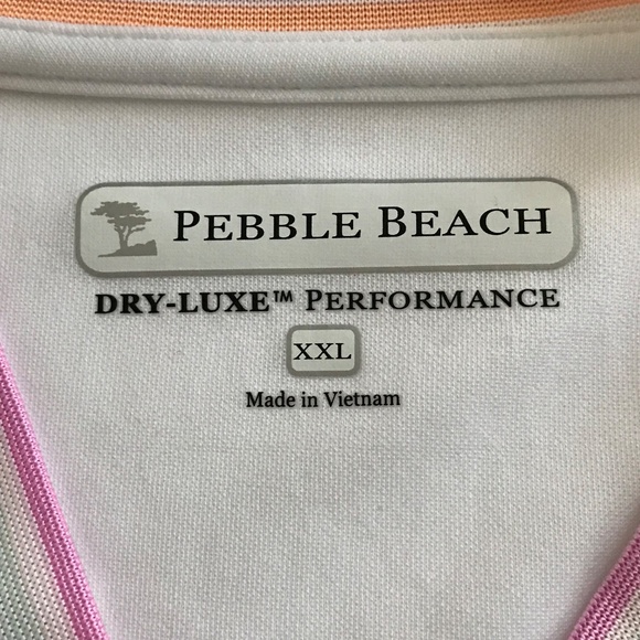 PEBBLE BEACH Golf Jacket Dry-Luxe Performance Zip Up White Women’s Size XXL 2X - Picture 7 of 16